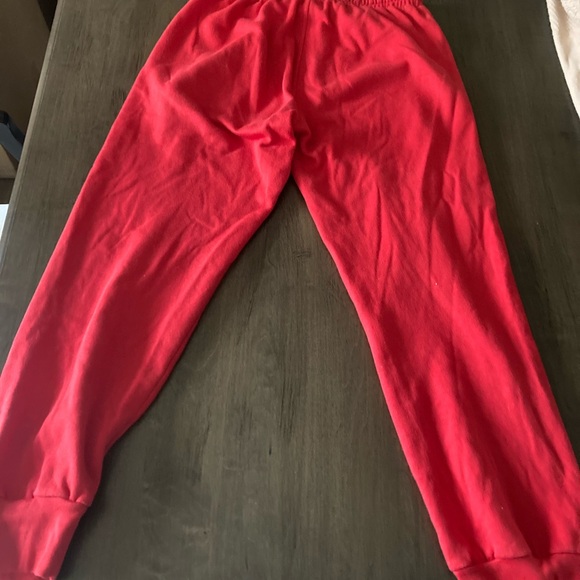 Size small red urban riot soft inside sweat pants. Comes from smoke free house. - Picture 2 of 3